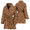 Rhodesian Ridgeback Dog In Lots Print Women's Bath Robe