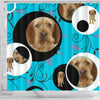 Basset Fauve de Bretagne Dog Print Shower Curtain