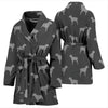 Spinoni Italiani Dog Pattern Print Women's Bath Robe