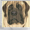 English Mastiff Dog Print Shower Curtain