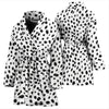 Dalmatian Dog Skin Print Women's Bath Robe