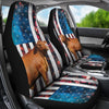 Red Brangus Cattle (Cow) Print Car Seat Covers