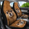 Pomeranian Dog Print Car Seat Covers