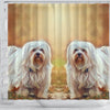 Havanese Dog Painting Art Print Shower Curtains