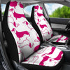 Dachshund Dog Patterns Print Car Seat Covers