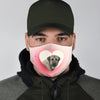 Cute Anatolian Shepherd Love Print Face Mask