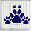 Dog Paws Art Print Shower Curtains