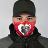 Lovely Border Terrier Print Face Mask