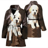 ShihPoo Dog Print Women's Bath Robe