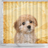 Lovely Cavapoo Print Shower Curtains