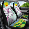 Cartoon Unicorn Print Car Seat Covers