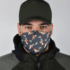 Koi Fish Patterns Print Face Mask