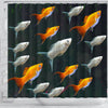 Molly Fish (Poecilia Sphenops) Print Shower Curtains