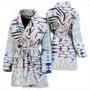 Percheron Horse Print Women's Bath Robe