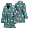 Chinese Shar Pei Dog Pattern Print Women's Bath Robe