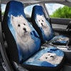 Cute Westie Dog Print Car Seat Covers