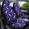 German Shepherd Dog Floral Print Car Seat Covers