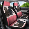 Cute Barbet Dog Print Car Seat Covers