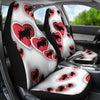 Norfolk Terrier Dog In Heart Print Car Seat Covers
