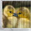 Cute Baby Duck Bird Print Shower Curtains