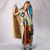 Cute Golden Retriever Print Hooded Blanket