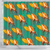 Beautiful GoldFish Print Shower Curtains