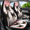 Toy Fox Terrier Dog Print Car Seat Covers