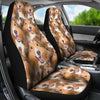 Shetland Sheepdog In Lots Print Car Seat Covers