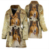 Lovely Collie Print Women's Bath Robe