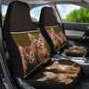 Abyssinian cat Print Car Seat Covers