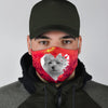 Norfolk Terrier On Heart Print Face Mask