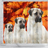 Cute Anatolian Shepherd Print Shower Curtains