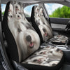 Old English Sheepdogs In Lots Print Car Seat Covers