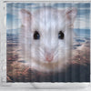 Cute Campbell's Dwarf Hamster Print Shower Curtains