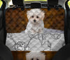 Lovely Maltese Print Pet Seat Covers