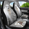 Great Pyrenees Dog Print Car Seat Covers