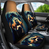 Rottweiler Dog Vector Art Print Car Seat Covers