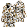 Belgian Tervuren Dog Pattern Print Women's Bath Robe