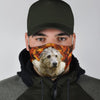 Irish Wolfhound Print Face Mask