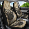 Cute Pug Print Car Seat Covers