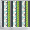 Shihpoo Dog Print Shower Curtain