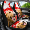 Golden Retriever Dog Print Car Seat Covers