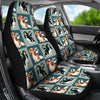 Cavalier King Charles Spaniel Dog Pattern Print Car Seat Covers