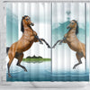 Lusitano Horse Print Shower Curtain