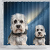 Dandie Dinmont Terrier Print Shower Curtains