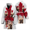 French Bulldog Print Women's Bath Robe