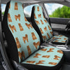 Cute Chow Chow Dog Pattern Print Car Seat Covers