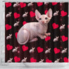 Sphynx Cat Print Shower Curtain