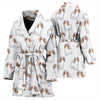 Cavalier King Charles Spaniel Patterns Print Women's Bath Robe