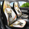 Colorful French Bulldog Print Car Seat Covers